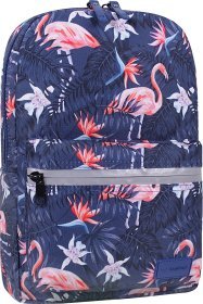 Разноцветный текстильный рюкзак с фламинго Bagland (55327)