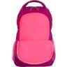 Малиновый школьный рюкзак для девочек из текстиля с цветами Bagland (55727) - 4