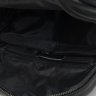 Средний женский кожаный рюкзак черного цвета с фактурой под рептилию Keizer (56027) - 5