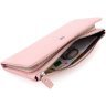 Женский розовый кошелек-клатч из натуральной кожи на две молнии ST Leather 1767427 - 6