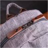 Мужской рюкзак среднего размера из серого текстиля Vintage 2422240 - 9