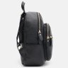 Небольшой женский рюкзачок из фактурной кожи черного цвета Keizer (59127) - 4