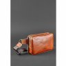 Светло-коричневая поясная сумка из гладкой кожи BlankNote Dropbag Mini (12666) - 5