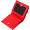 Небольшой женский кошелек из натуральной кожи красного цвета на кнопке Tony Bellucci (2422011) - 3