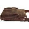 Мужская сумка из винтажной кожи коричневого цвета VATTO (12069) - 3