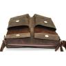 Мужская сумка из винтажной кожи коричневого цвета VATTO (12069) - 6