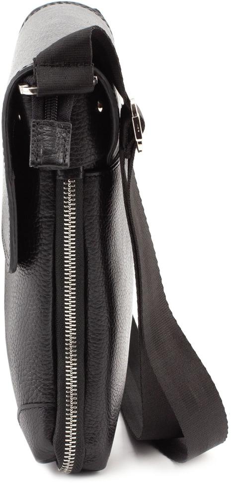 Кожаная мужская сумка через плечо KARYA (0721-45)