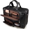 Функциональная мужская сумка на три отделения с карманами VINTAGE STYLE (14379) - 7