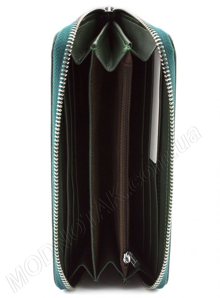 Женский кожаный кошелек на молнии с ремешком на руку ST Leather (17290)