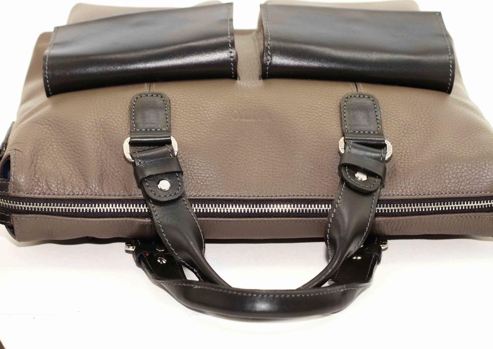 Вместительная мужская сумка с ручками и ремнем на плечо VATTO (11970)
