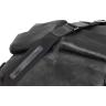 Винтажная наплечная мужская сумка черного цвета VATTO (12070) - 8