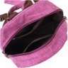 Женский текстильный рюкзак фиолетового цвета для города Vintage 2422243 - 4
