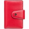 Компактный женский кошелек из качественной кожи красного цвета Visconti Poppy 69129 - 9
