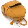 Женский городской рюкзак из натуральной кожи оранжевого цвета KARYA 69729 - 6