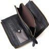 Классический мужской кошелек клатч черного цвета VINTAGE STYLE (14442) - 5
