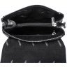 Кожаная мужская сумка-планшет черного цвета с клапаном DESISAN (19217) - 4