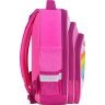 Школьный рюкзак для девочек малинового цвета с единорогом Bagland (55330) - 3