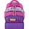 Школьный рюкзак для девочек малинового цвета с единорогом Bagland (55330) - 5