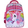 Школьный рюкзак для девочек малинового цвета с единорогом Bagland (55330) - 7