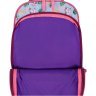 Школьный рюкзак для девочек малинового цвета с единорогом Bagland (55330) - 12