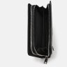 Мужской кожаный клатч черного цвета на два автономных отделения Ricco Grande (56930) - 5