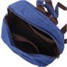 Синий текстильный рюкзак для города среднего размера Vintage 2422244 - 4