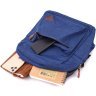 Синий текстильный рюкзак для города среднего размера Vintage 2422244 - 6