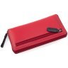 Красный женский кошелек большого размера из натуральной кожи на молнии Visconti 69130 - 4