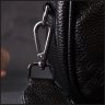 Черная женская стеганая сумка из натуральной кожи на плечо Vintage 2422394 - 8