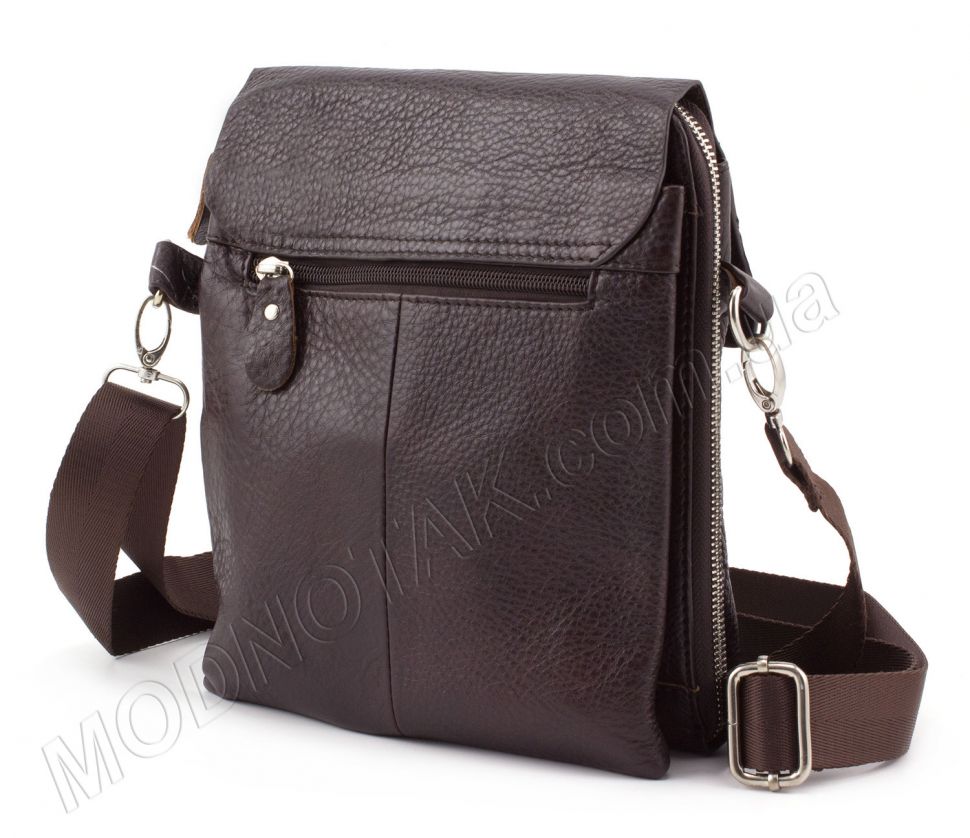 Небольшая кожаная мужская сумочка на каждый день Leather Collection (10451)