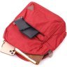 Бордовый женский рюкзак среднего размера из текстиля Vintage 2422245 - 6