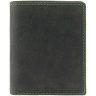 Компактное мужское портмоне из винтажной кожи зеленого цвета Visconti 69031 - 1