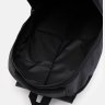 Місткий чоловічий рюкзак із чорного поліестеру на три блискавки Monsen (59131) - 5