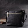 Классическая женская сумка из фактурной кожи черного цвета с плечевым ремешком Vintage 2422395 - 7