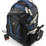 Повседневный рюкзак для города и путешествий синего цвета AOKING (10106) - 11