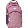 Бордовый школьный рюкзак для девочек из износостойкого текстиля Bagland (52732) - 1