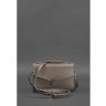Кожаная сумка-кроссбоди ручной работы в темно-бежевом цвете BlankNote Lola (12797) - 6