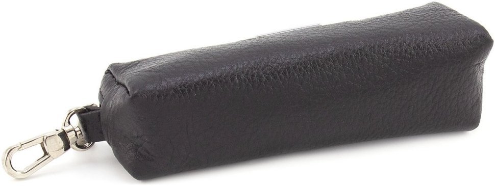 Черная ключница из натуральной кожи для больших ключей - KARYA (40043)