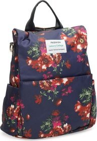 Разноцветный женский рюкзак для города с цветами Monsen (56232)