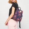 Разноцветный женский рюкзак для города с цветами Monsen (56232) - 2