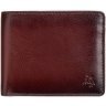 Мужское добротное портмоне из натуральной кожи коричневого цвета с RFID - Visconti Arthur 69132 - 9