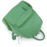 Яркий зеленый женский рюкзак формата А4 из натуральной кожи KARYA 69732 - 4