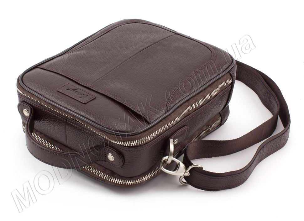 Мужская повседневная сумка с ручкой и плечевым ремнем KARYA (10067)