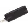 Длинная ключница черного цвета из фактурной кожи ST Leather (41022) - 3