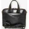 Классическая мужская деловая сумка черного цвета VATTO (11675) - 4