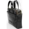 Классическая мужская деловая сумка черного цвета VATTO (11675) - 5
