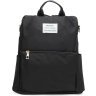 Женский городской рюкзак черного цвета из плотного текстиля Monsen (56233) - 1