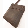 Кожаная наплечная сумка коричневого цвета VATTO (11775) - 7