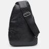 Недорогая черная сумка-слинг через плечо из кожзама Monsen (22106) - 3