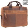 Светло-коричневая мужская сумка для ноутбука из винтажной кожи Visconti Hugo 69033 - 7
